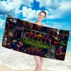 Bathrobe Girl F-FC BarcelonaS Bath Towel Robe Spa Beach Towels Bathroom Large Size Christmas Bathing Adults Anime Home Textile 3
