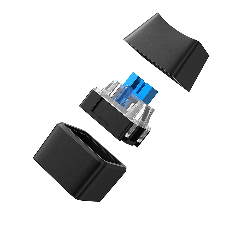 Computer Desktop Switch 1.8m Blue LED Light PC Mother Board External Start Power On/Off Button Extension Cable For Home & Office