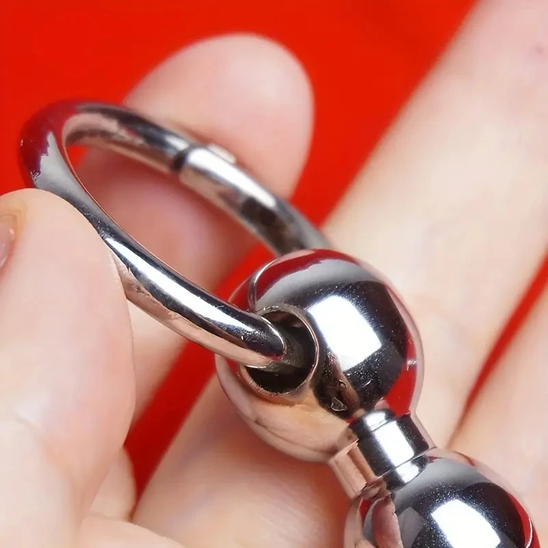 Penis Sex Toys Urethra Stainless Steel Metal Beaded Penis Plug Urethrral Sound Catheter Sounding Dilator Dilation Sex Toys for Men