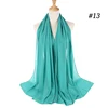 107256-002488.jpg Musulman en mousseline de soie Hijab femmes bulle en mousseline de soie écharpe pour femmes dames voile musulman Islam couleur unie malaisie Musulman Wrap foulards