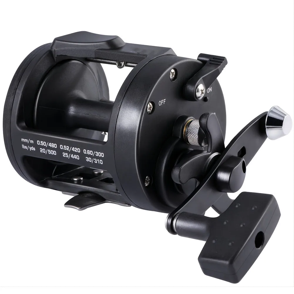 Trolling Reel, Level Wind Fishing Reel, Conventional Reel for Salmon and  Catfish, Perfect For Saltwater & Freshwater!