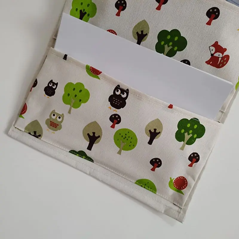 Cute Cartoon Magazine Storage Bag Desk Storage Bag Large Capacity Tool Beside The Desk For Writer And Students In Office