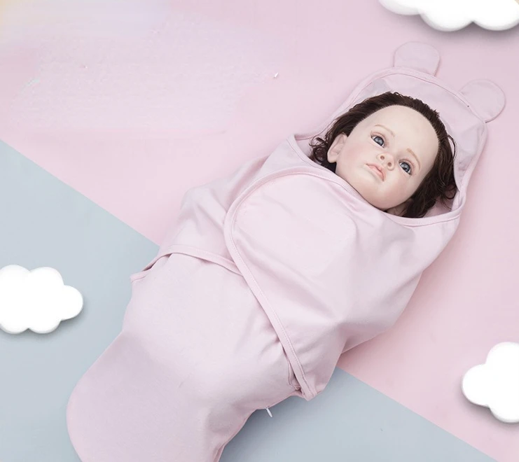 

Newborn Cover New Wrapped Pure Cotton Spring Summer Baby Breathable Sleeping Bag Anti Shock Warm Baby Harmless Swaddling Scarf