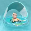 Swimbobo Inflatable Blue Bear Baby Swimming Rings Factory Price Product For Summer Kids Seat float Child Swim ring With Canopy 5