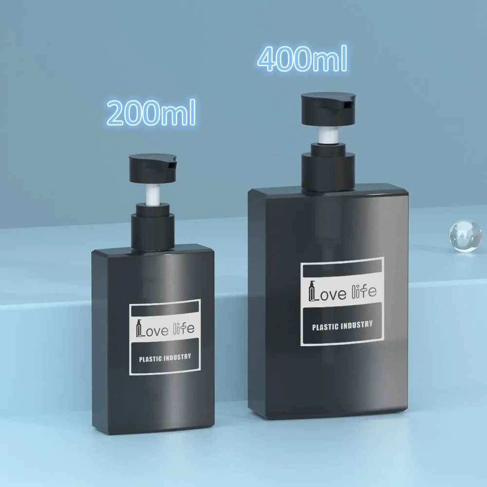 

200ml 400ml Bathroom Soap Dispensers Refillable Lotion Shampoo Shower Gel Bottle Empty Bottles Travel Refillable Pump Bottle