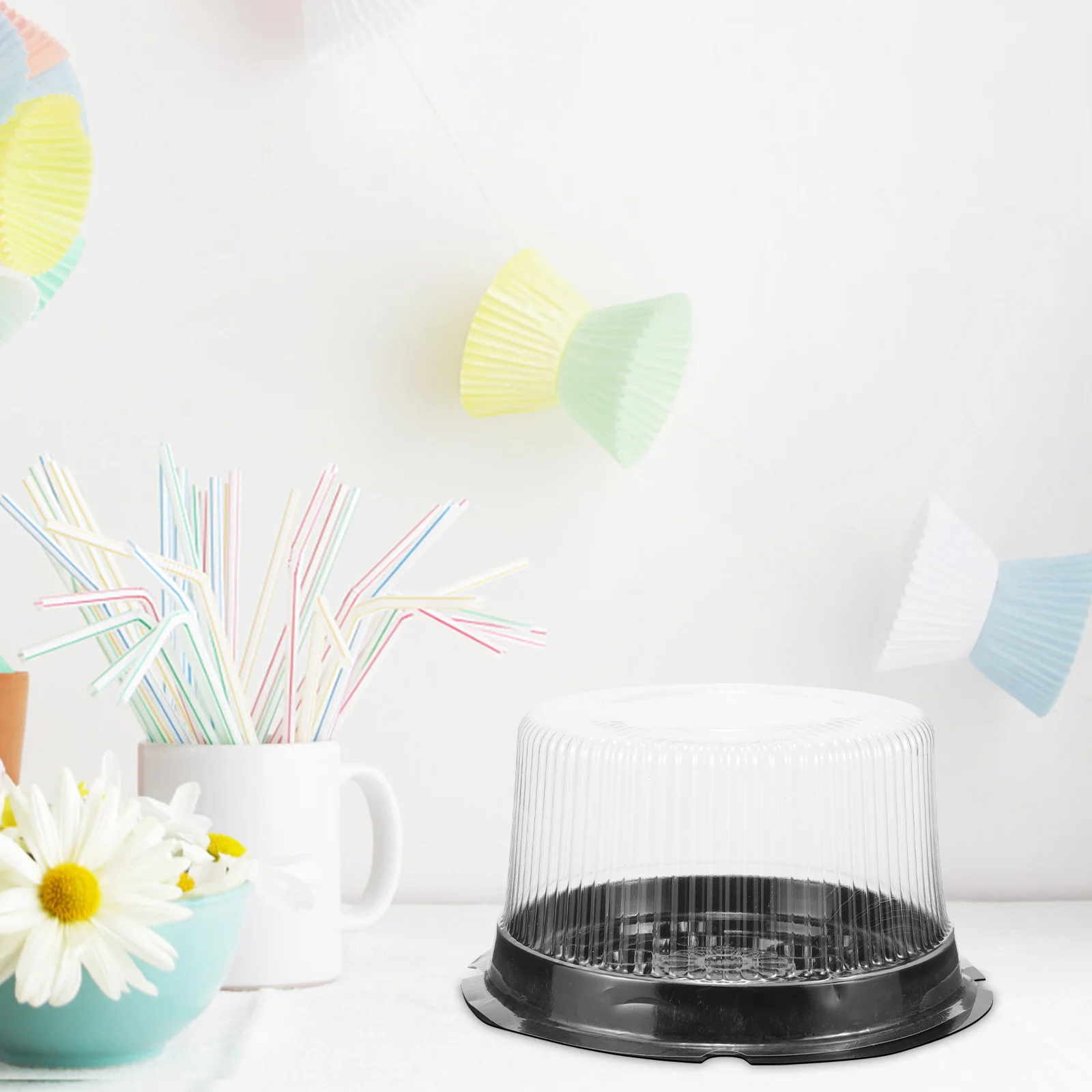 60 Scatole Per Fette Di Torta - Contenitori Trasparenti Con Cerniera Per Cheesecake, Cupcake E Dolci