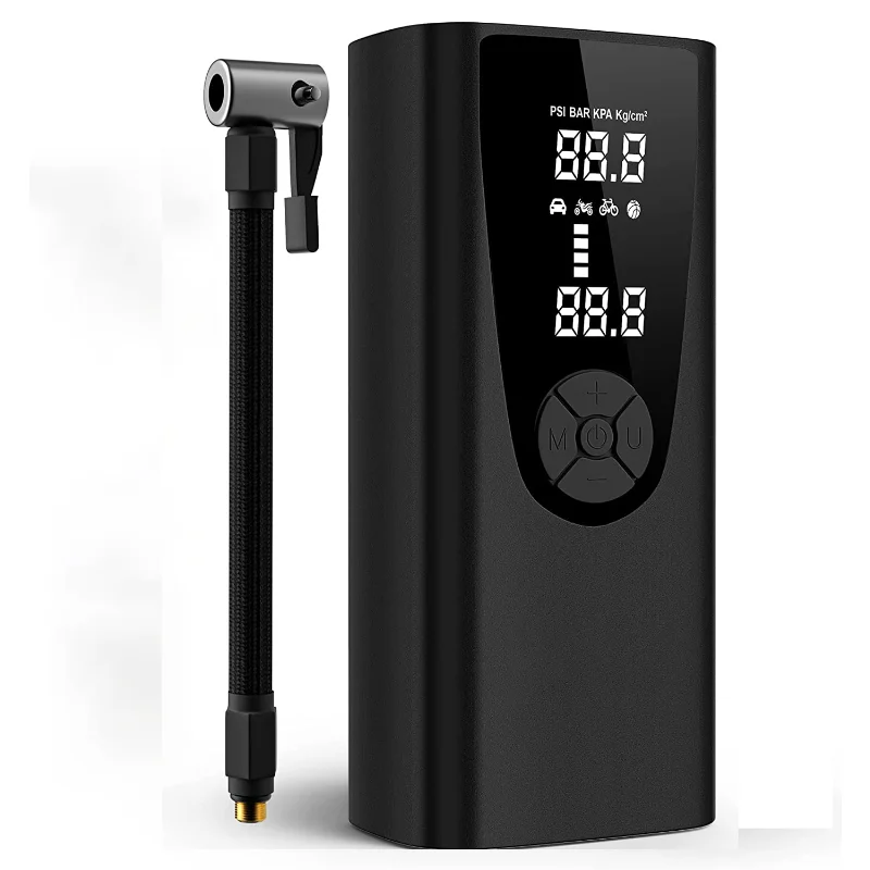 

Portable Car Tire Inflator Pump 150PSI Air Compressor with LED Light for Motorcycles Bicycle Tires Balls Auto Accessories