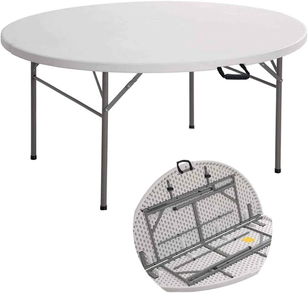 blik onwettig Reciteren Nieuwe Collectie 48 "Ronde Klaptafel Ronde Tafel Plastic Keuken Indoor  Outdoor Hoge Kwaliteit|Buitentafels| - AliExpress