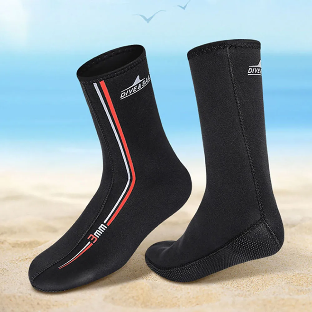 New 3MM Neoprene Diving Socks High Elastic Warm Swimming Snorkeling ...