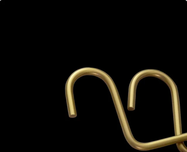 Set Di 10 Grucce In Metallo Dorato - Extra Larghe 42cm Per Armadio Ordinato