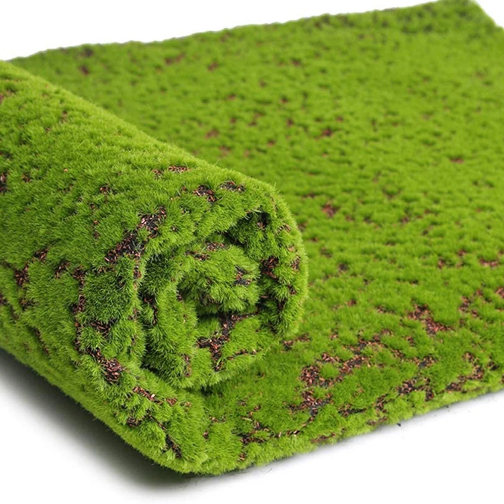 Artificial Moss Mat Diy Synthetic Turf Micro Landscape Fake Grass Rug