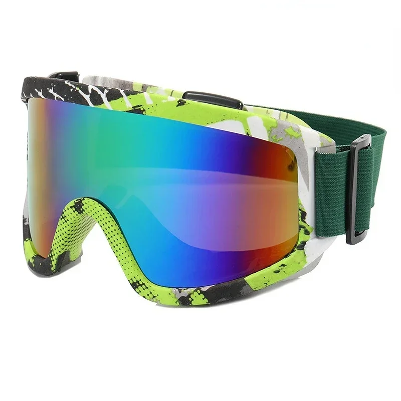 Anti-Fog Ski Goggles Motorcycle Goggles Winter Snowboard Skiing Glasses Outdoor Sport Windproof Ski Mask Off Road Helmet