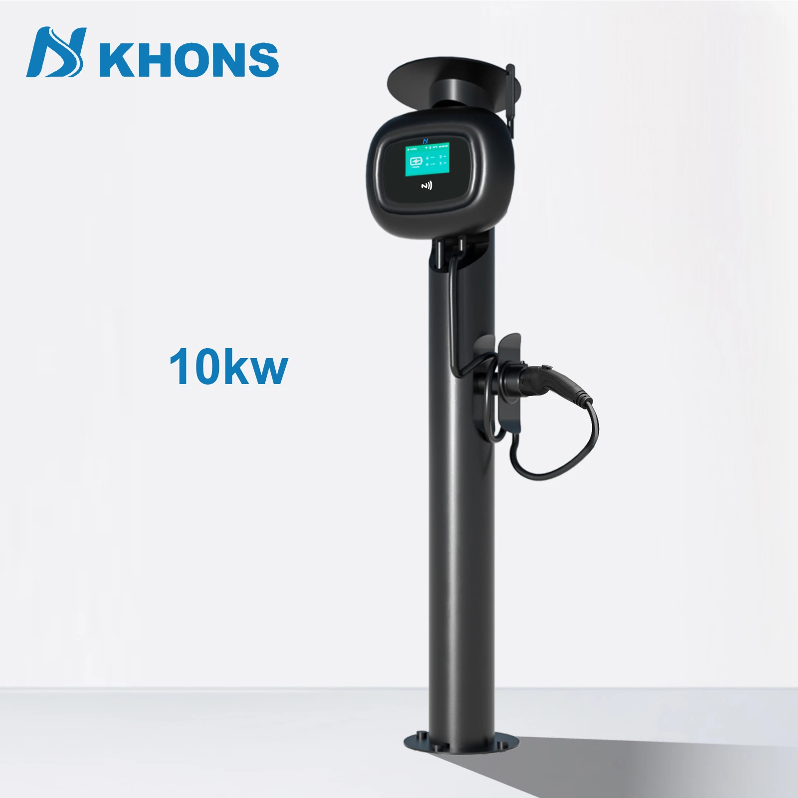 Stazioni Di Ricarica Ev A Parete Khons 10Kw Tipo 1 Sae J1772 40A Wallbox Ev Charger App Control