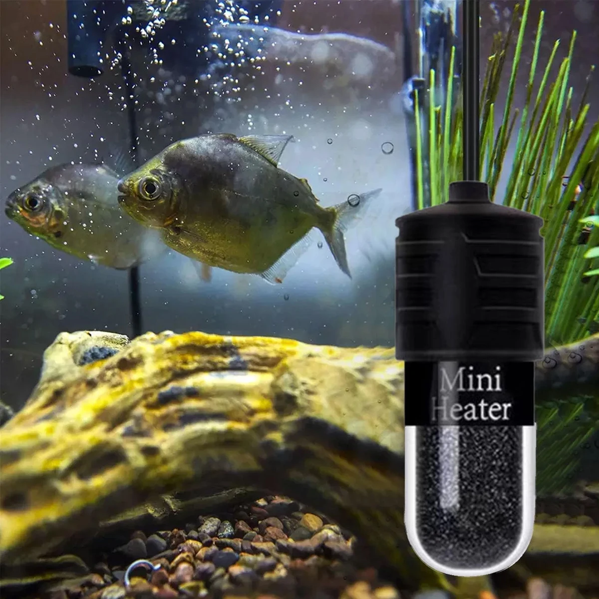 Mini Aquarium Digital Heater for Fish Tank with USB Charging