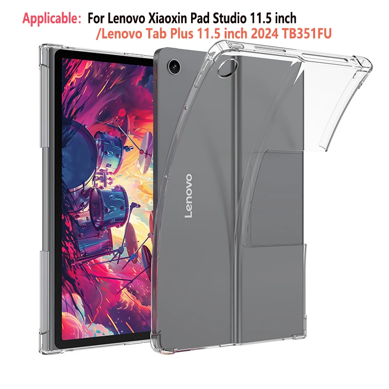 Enhanced Protective Clear TPU Tablet Case