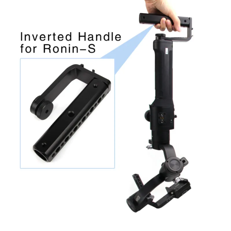 Accessorio Per Impugnatura Invertita In Lega Di Alluminio Per Accessori Stabilizzatori Cardanici Portatili Dji Ronin-S/ Rs 3 Pro Zhiyun Crane 2