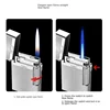 Metal Windproof Torch Gas Lighter Double Flame Butane Lighter Smoking Accessory  Gadgets for Men Gift Cigarette Lighter 6