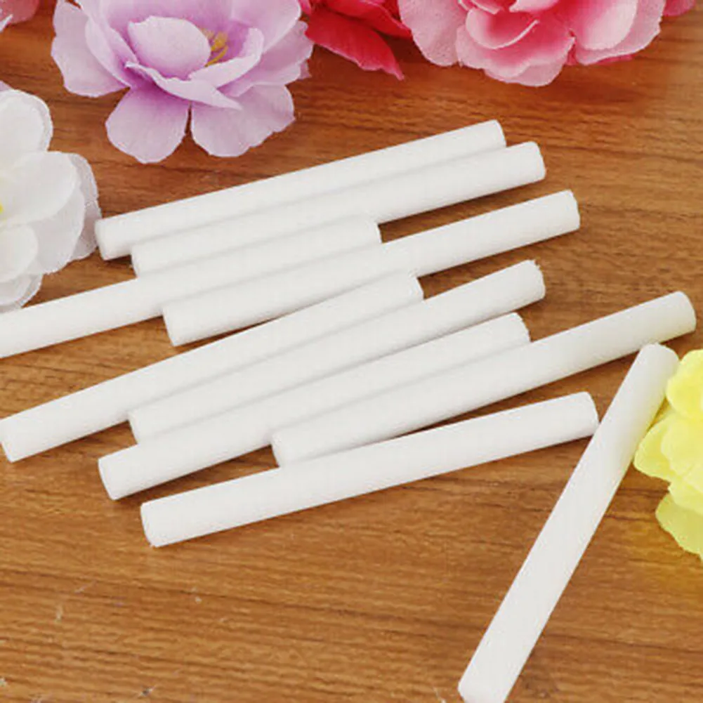 

50x Car Humidifiers Cotton Stick Swab Scent For Cars Air Freshener Vent Auto Aroma Oil Diffuser Sponge Refill Stick Tools