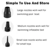 3 Sizes Portable Quick For Air Pump Deflate Head Plastic Electric Mattress Pool Sofa Beach Toys Replacement Nozzles Durable 3