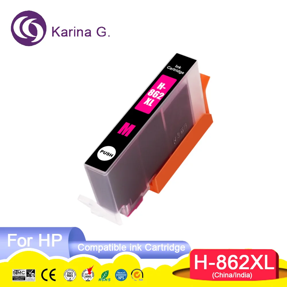 CN 862 XL 862XL Premium Compatible InkJet Ink Cartridge for 862 For 862XL for P