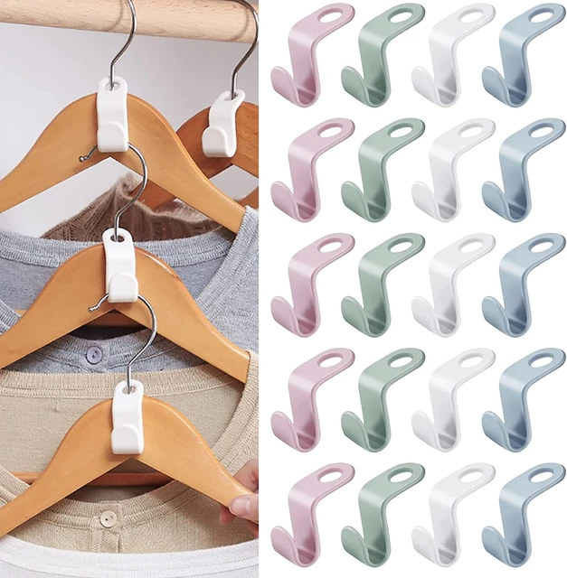 Connector Hooks Clothes Hangers  Clothes Hangers Space Saving - 10pcs  Hanger Space - Aliexpress