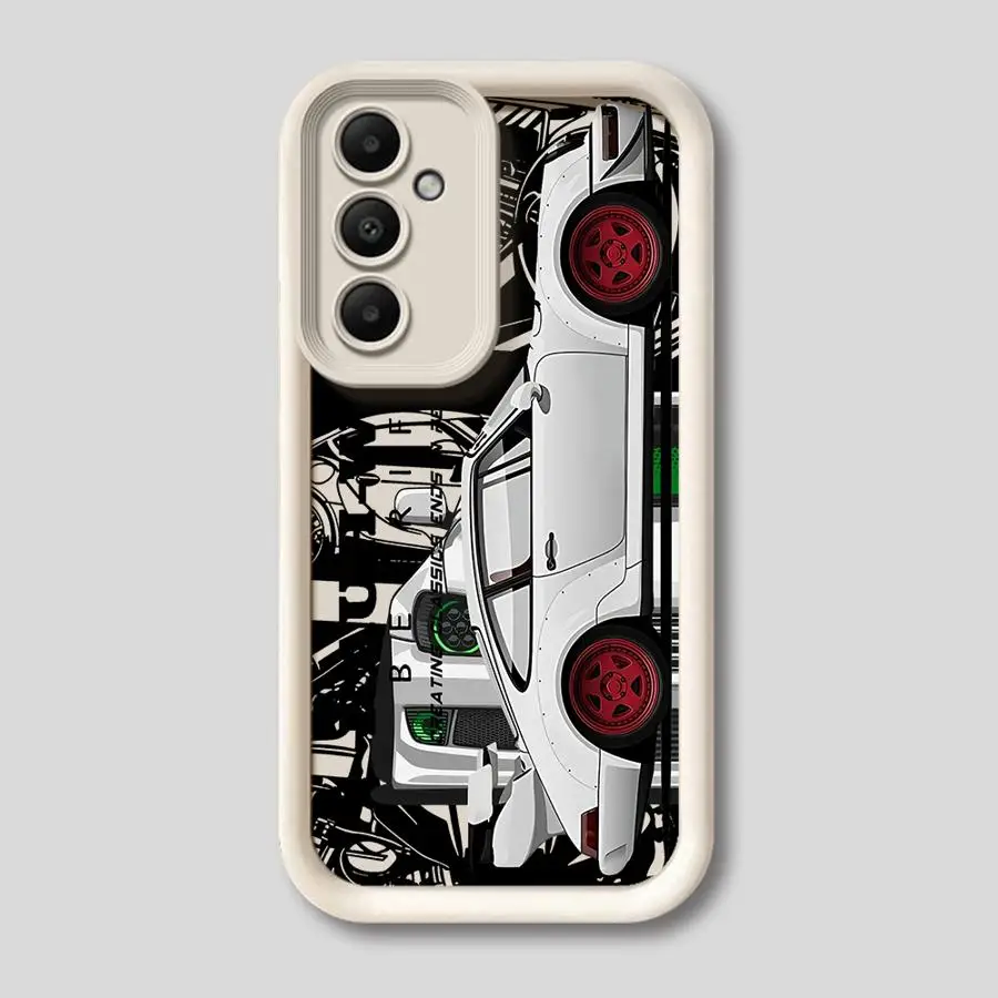 Soft Cover Phone Case with Japan JDM Sports Design