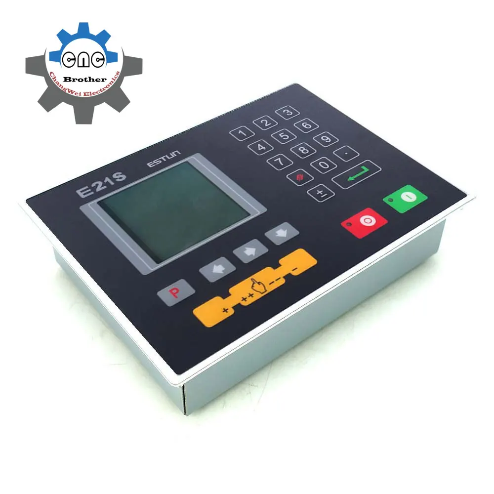 The Latest Estun E21S Shearing Machine CNC System Motion Controller Digital Display Control Panel E21S CNC System Encoder