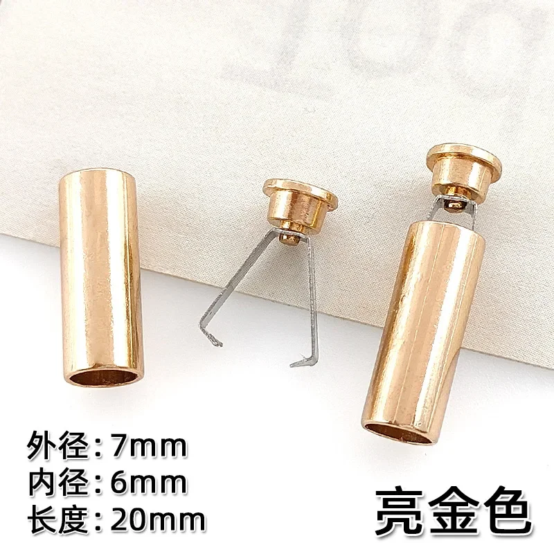 Description Picture 6 of item10 Sets Detachable Stopper With Lid Cap Rectangle Cord Ends Lock Stoppers For Rope Apparel Sportswear Parts Accessories