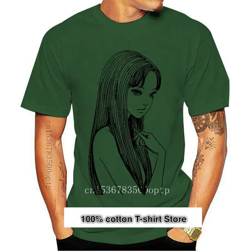 Camiseta De Algodon Con Mangas A La Moda, Camiseta Personalizada De Tomie Junji Ito Uzumaki, Anime Guro Japonys Suehiro Maruo