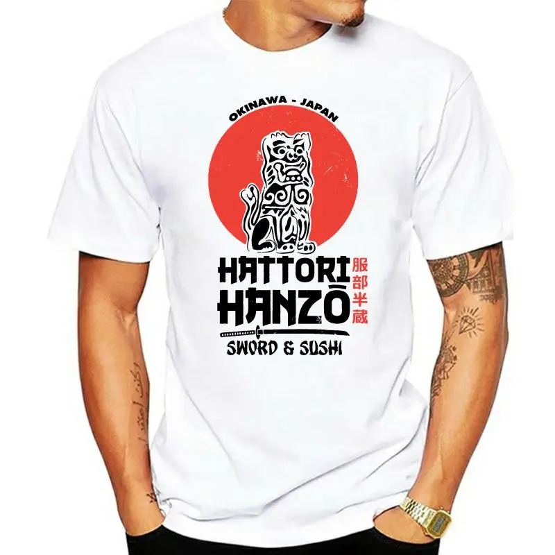 T-Shirt Hattori Hani Sword Sushi Kill Bill Tarantino Uma Thurman Retro Vintage