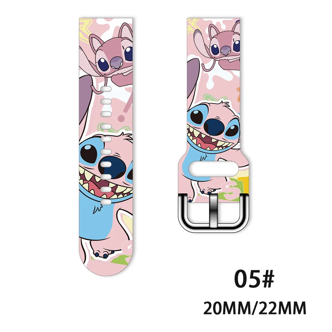Браслет Disney Lilo & Stitch для Samsung Galaxy Watch 4 Classic46 ммActive 23Gear S3amazfit Huawei Watch GT 23 Pro (art.: 3920c115aee32) - 3920c115aee32