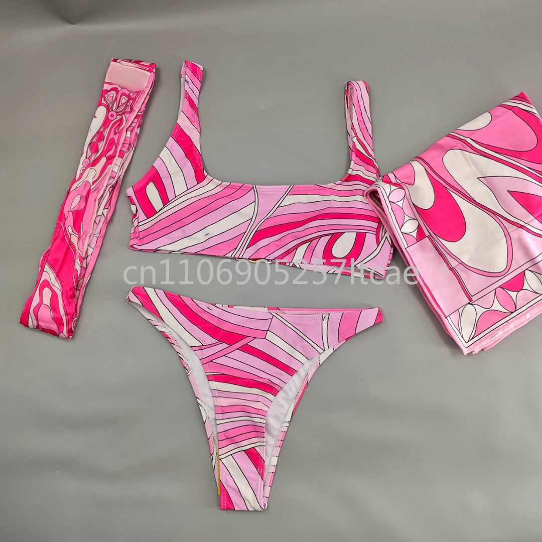 ribbon scarf swimsui