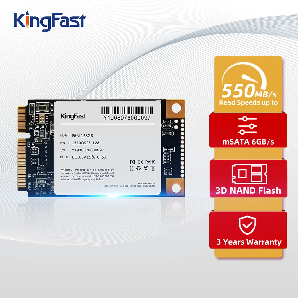 新品 パソコン KingFast mSATA 512GB SSD S41c2a64cc69f4f3ebeb0e8ae4b62b
