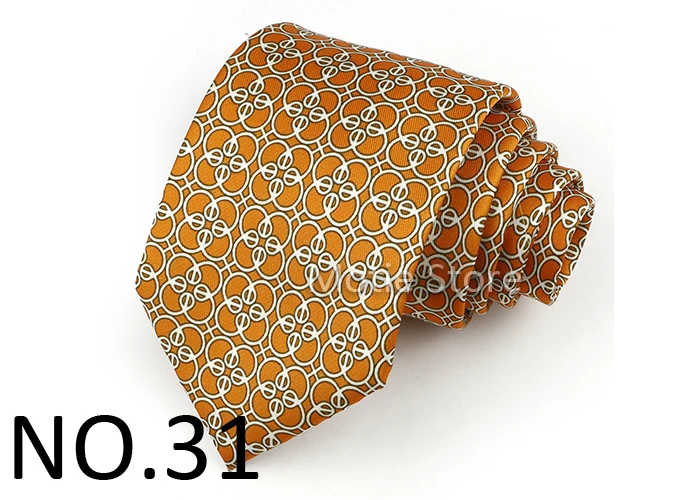 Herren-Krawatte aus anmutigem, weichem Polyester, unregelmäßiges Muster, Krawatte für Hochzeit, Party, Alltag, Hemd, Anzug, Krawatte, Accessoire, Dekoration, Geschenk – Detail 32