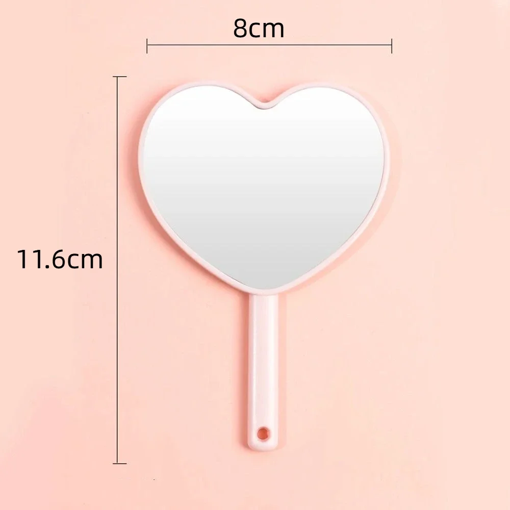 Fashion Love Makeup Mirror Makeup Mirrors Sweet Girl Style Mini Love Mirror Suitable for Carrying Around Cute