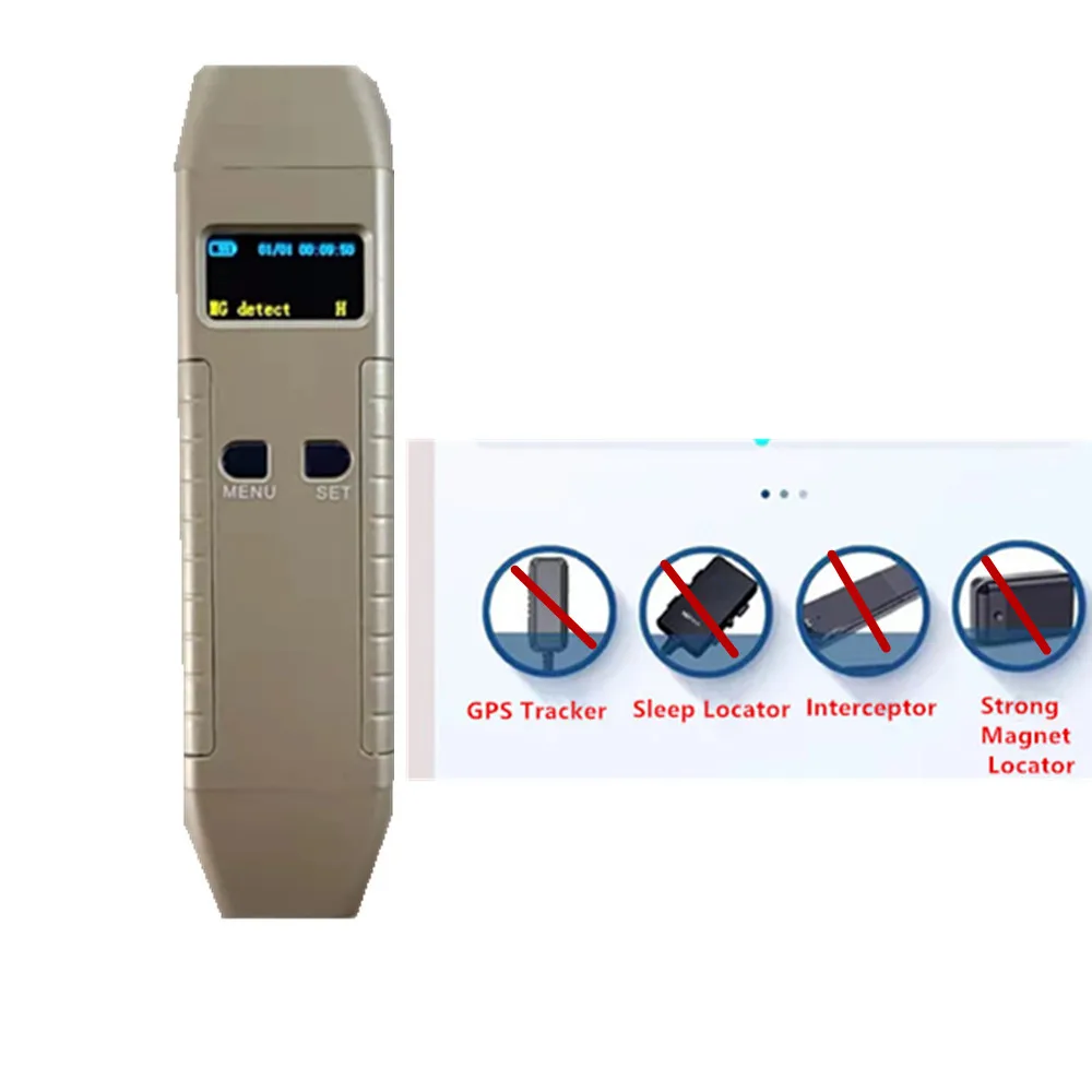 Anti-Spy Wireless RF Signal Detector GPS Camera Eavesdropping Device Hidden Bug Signal Detection for Security Privacy Protection