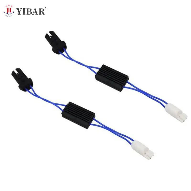 1pc T10 Canbus Cable 12V LED avviso Canceller Decoder 501 T 10 W5W 192 168 luci auto nessun errore Canbus OCB resistenza di carico