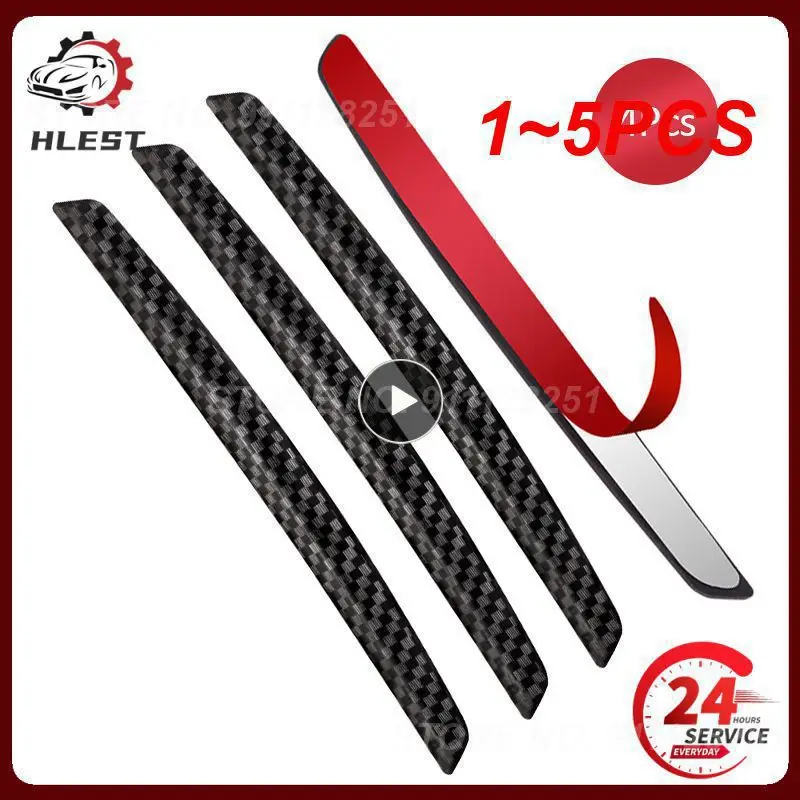 

1~5PCS Car Door Edge Anti-collision Strips Door Car Door Edge Protector Sticker Bumper Anti-scratch Carbon Fiber Strips For