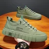 New 2025 Men's Canvas Shoes Summer Breathable Casual Work Ice Silk Slip-On Low Top round Toe Flat Heel Leisure Fashion Sneakers