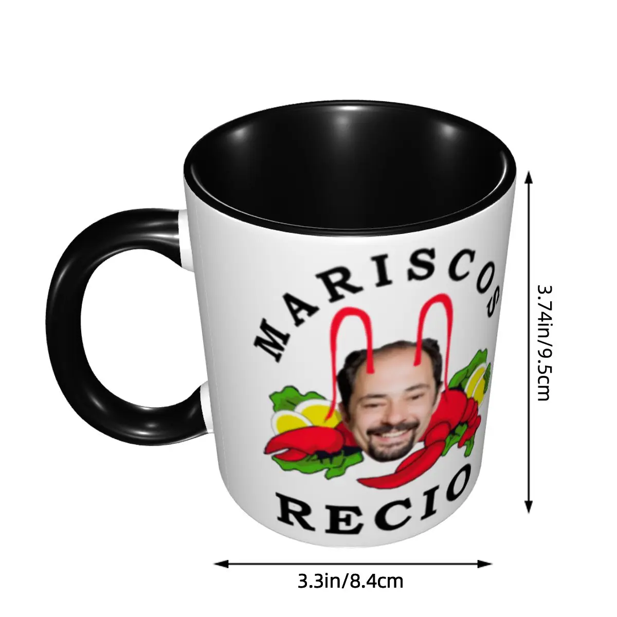 taza de café antonio recio, taza de cerámica personalizada diy, regalo creativo Taza de café Antonio Recio, taza de cerámica personalizada DIY, regalo creativo 2