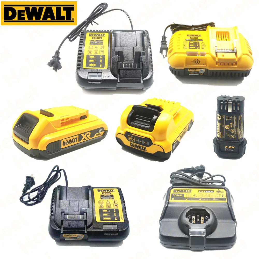 Originale Dewalt 10.8V 12V 18V 20V Batteria Al Litio Dcb080 Dcb127 Dcb183 Veloce Caricatore Dcb095 Dcb112 Dcb115 Dcb118 Dcb107