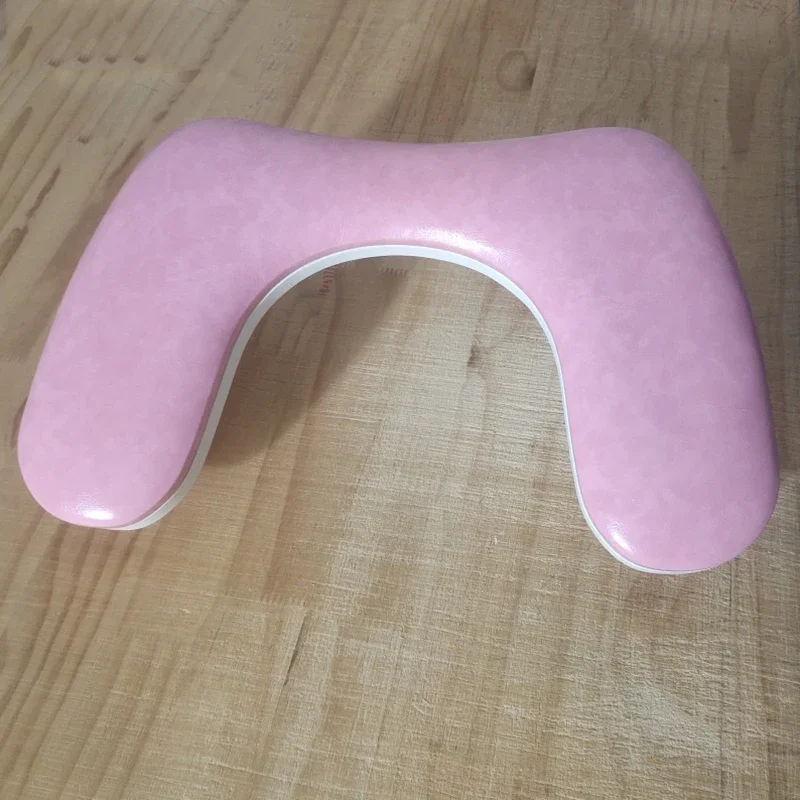 Russian Butterfly Beveled Nail Hand Pillow Solid Wood Nail Art Arm Rest double Hands Manicure Support Table For Nails Arm Holder