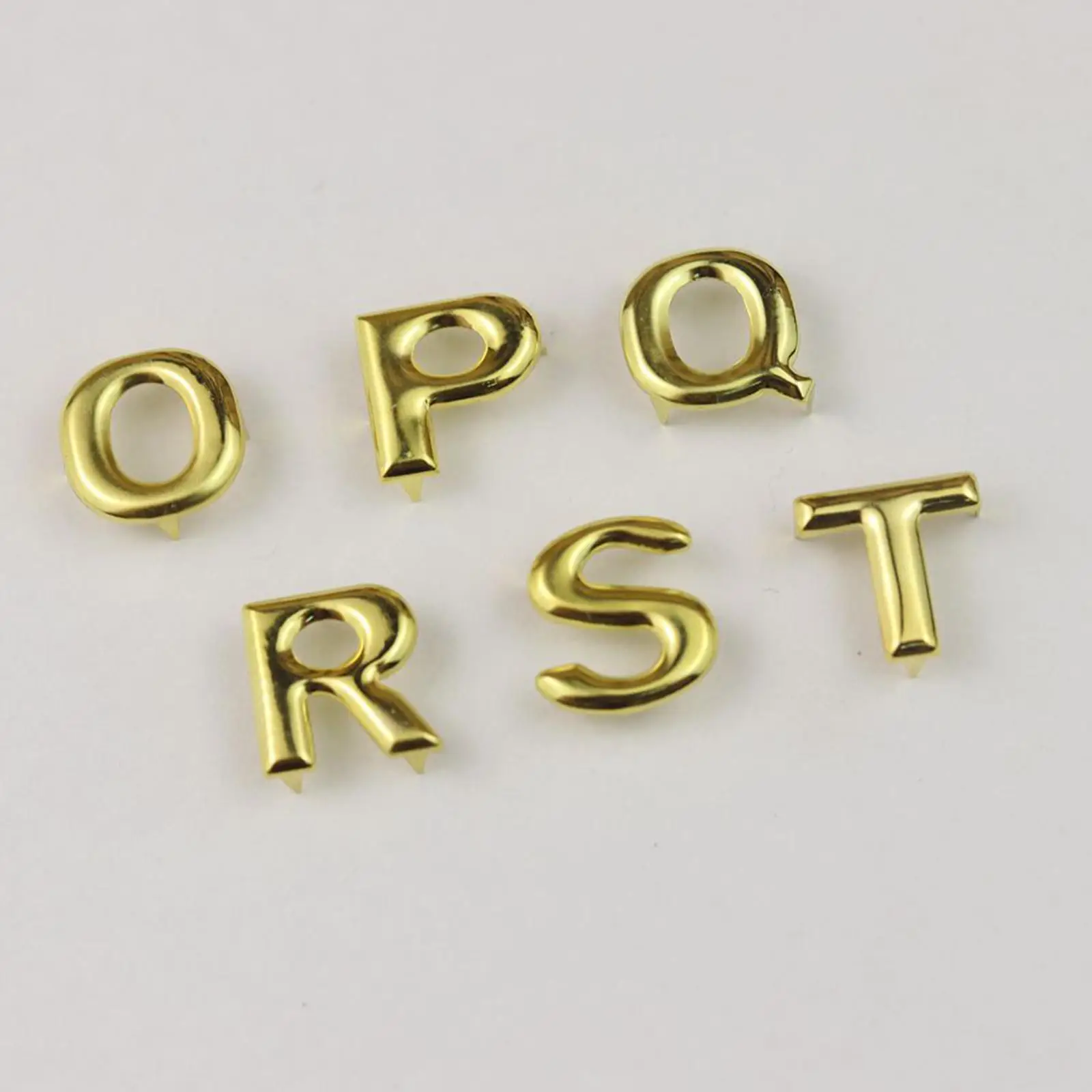 Upholstery Nail 26x English Letter AZ Metal Stud Rivets Spikes for Belts Bags Garment