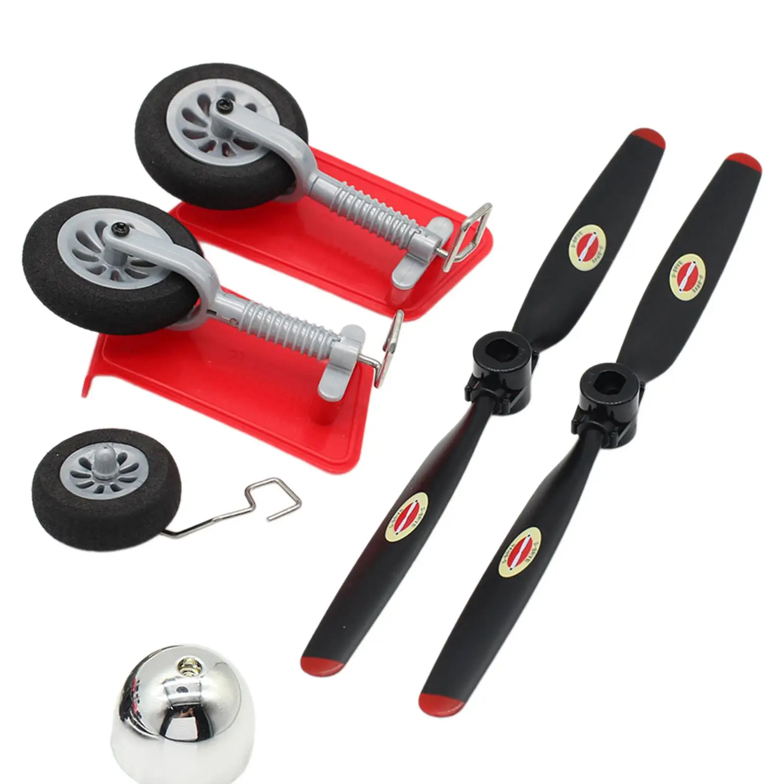 Pièces détachées WLtoys XK A300 : train d'atterrissage et hélices neuves emballées