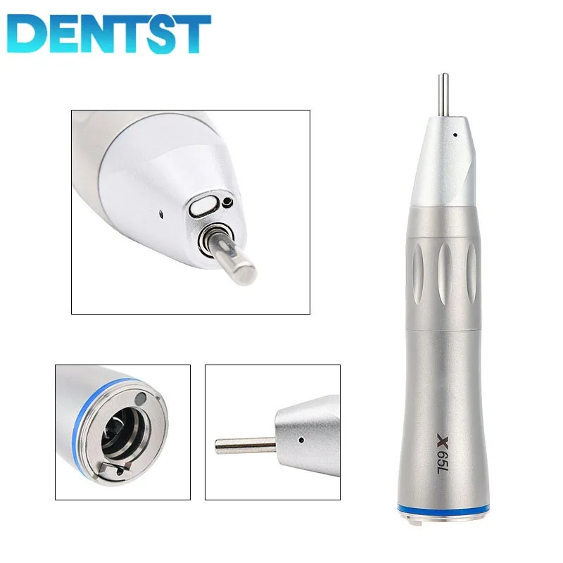 

Dental 1:1 Straight Handpiece LED Inner Water With Optical Fiber X65L Straight Nose Cone For Dental Implant Surgery Dentist Tool