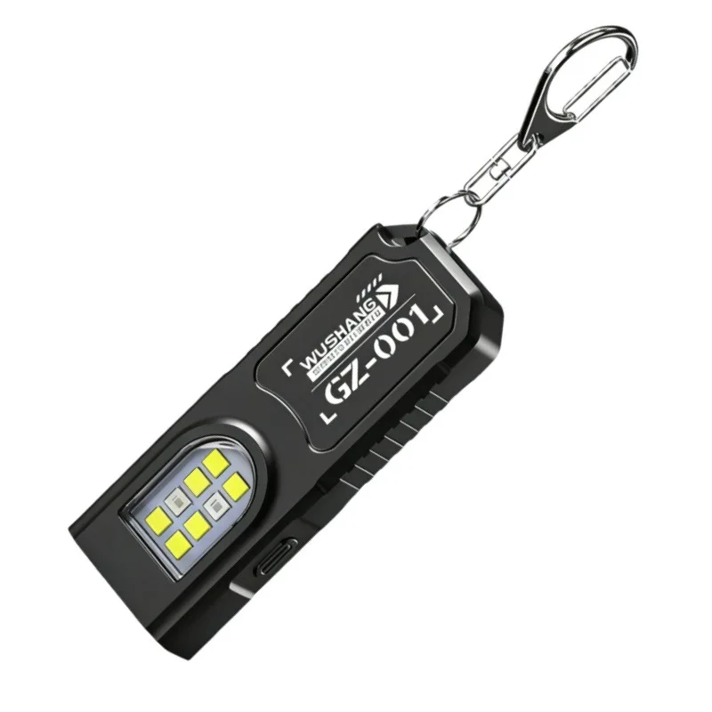 Ultra-Bright Portable LED Mini Flashlight with Magnetic Base and Rechargeable Design