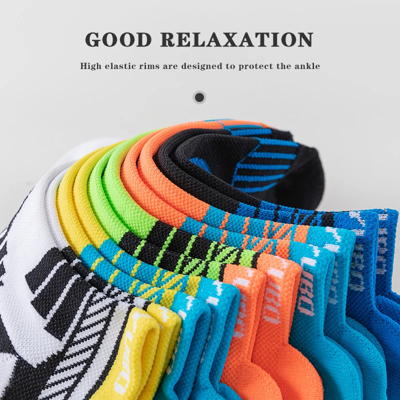 4/5 Pairs/Lot Men Low Cut Sport Socks Professional Men Basketball Socks Breathable Cycling Travel Socks For Men