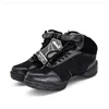 Sports Dance Shoes Genuine Leather Soft Sole Breathable High Top Jazz Salsa Modern Dance Sneakers For Women Man Size 36-45 5