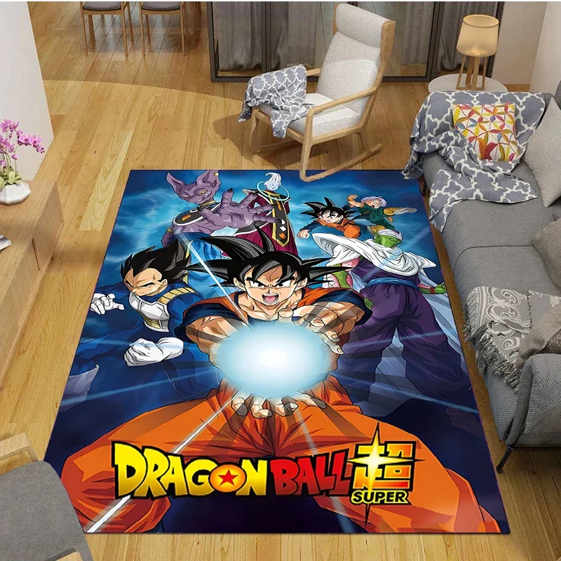 Floor Mat Dragon Ball Cartoon Anime Cute Carpet for Living Room Bedroom Rug Table Kitchen Door Kid Unslip Floor Mat Alfombra Birthday gift