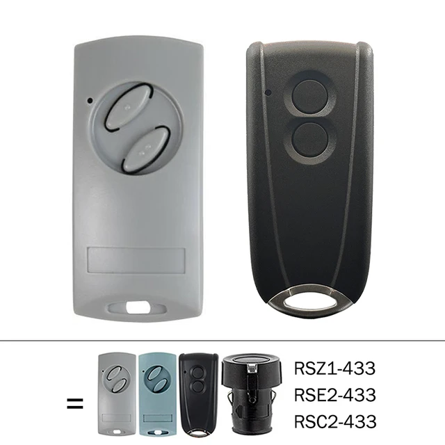 3PCS ECOSTAR RSE2-433 RSE2 RSC2 RSZ1 Garage Door Remote Control 433.92MHz For Liftronic 500 700 800 Portronic D2500 S4000 D5000 2